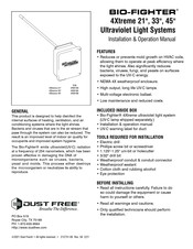 Dust Free 06168 Installation & Operation Manual