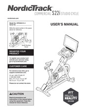 Nordictrack s22i user manual new arrivals