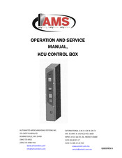 AMS AMS KCU Operation And Service Manual