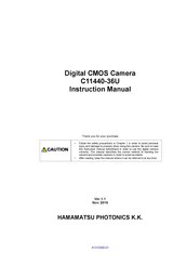 Hamamatsu Photonics C11440-36U Instruction Manual