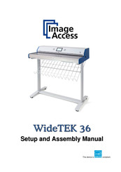 Image Access WideTEK 36 Setup And Assembly Manual