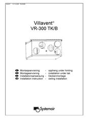 SystemAir VR-300 TK/B Installation Instruction
