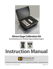 Electronics Almen Gage TSP-3 Instruction Manual