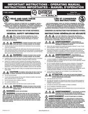 Air King Qufresh F130D Important Instructions & Operating Manual