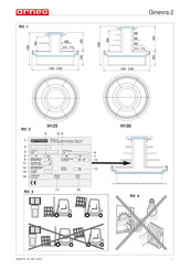 Arneg GINEVRA 2 105 H150 GI R452A Installation And Use Manual