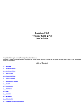 Humanware Trekker Solo 2.7.3 User Manual