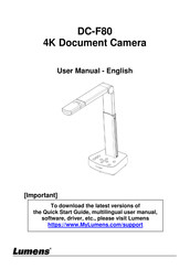 Lumens DC-F80 User Manual