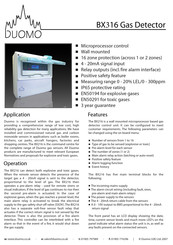 Duomo BX216 Manual