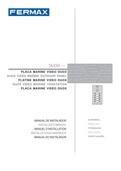Fermax DUOX MARINE 9788 Installer Manual