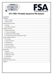 FSA GT1-70DI Manual