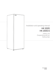 NIBE-BIAWAR HK 200S-6 Installation And Operating Manual