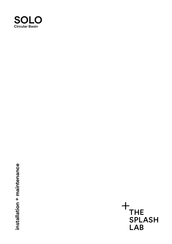 Splash Lab Solo Installation And Maintenance Manual