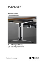 Konig + Neurath PLENUM.K Assembly Instructions Manual