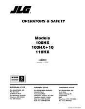 JLG 100HX+10 Operators & Safety
