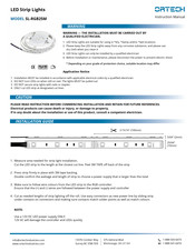 Ortech SL-RGB25M Instruction Manual