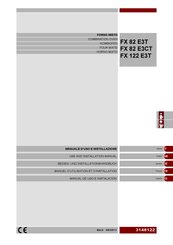 Angelo Po FX 122 E3T Use And Installation  Manual