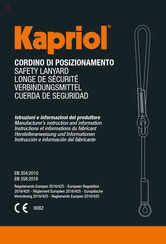 Kapriol 27982 Manufacturer's Instruction And Information