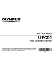 Olympus U-PCD2 Instructions Manual