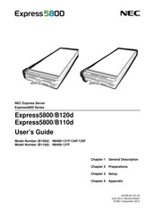 NEC NEC Express5800/B120d User Manual