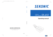 Sekonic SR-450 Operating Manual