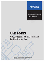 UNICORECOMM UM220-INS NF Installation And Operation User Manual
