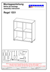 Germania Regal 1551 Assembly Instruction Manual