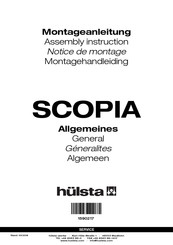 Hülsta SCOPIA Assembly Instruction Manual