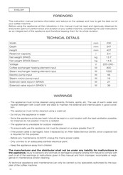 Sanremo SR405V User Instructions