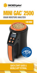 TSI Instruments Dickey-John MINI GAC 2500 Quick Start Manual