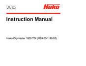 HAKO Hako-Citymaster 1800 TDI Instruction Manual