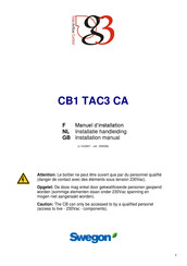 Swegon CB1 TAC3 CA Installation Manual