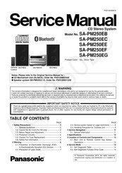 Panasonic SA-PM250EF Service Manual