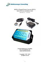 Kadtronix RWFC Quick Reference Installation Manual