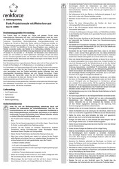 Renkforce 1208055 Operating Instructions Manual