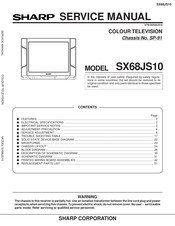 Sharp SX68JS10 Service Manual