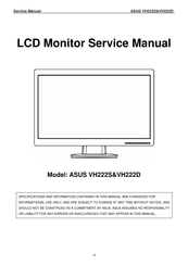 Asus VH222S Service Manual