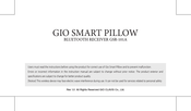 gio GSR-101A Instructions Manual