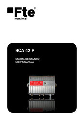 FTE HCA 42 P User Manual