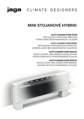 Jaga CLIMATE DESIGNERS Installation And Operation Manual