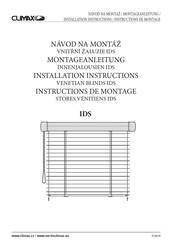 Climax IDS Series Installation Instructions Manual