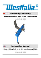 Westfalia 84 95 90 Instruction Manual