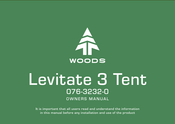 Woods Levitate 3 Tent Owner's Manual