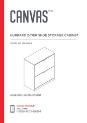 Canvas HUBBARD 168-0081-8 Assembly Instructions Manual