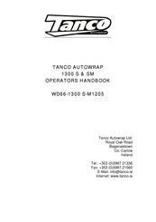 Tanco Autowrap 1300 SM Operator's Handbook Manual