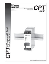 Moore Industries CPT HLPRG Quick Start Manual