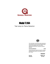 General Monitors TL104 Instruction Manual