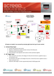Screen Technics ELECTRICINEMA Manual