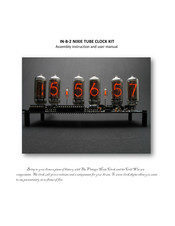 Nixie Clock IN-8-2 Assembly Instructions And User's Manual