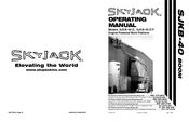 Skyjack SJKB-40-D/F Operating Manual