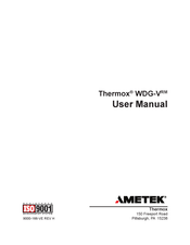 Ametek Thermox WDG-VRM User Manual